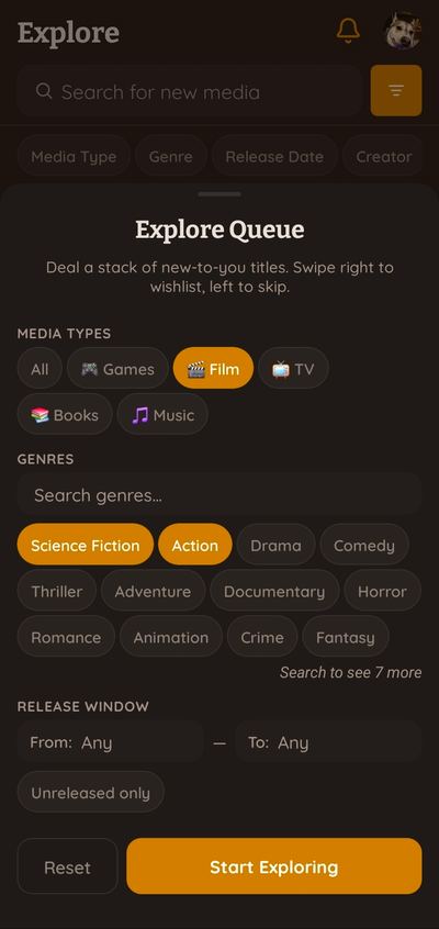 Building an Explore Queue from your own criteria